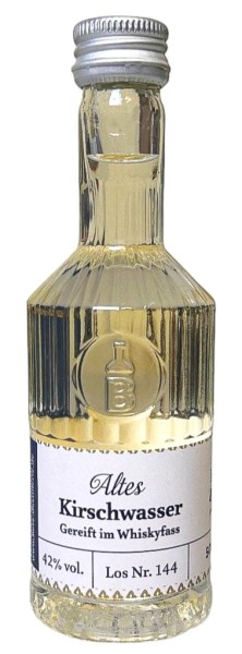 Altes Kirschwasser Gereift im Whiskyfass 50 ml